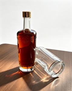 Bouteille de vin en verre rétro 700 ml personnalisable avec LOGO, vente en gros de bouteilles vides pour gin artisanal et <span class=keywords><strong>cognac</strong></span> – Meilleures ventes - Product Image 3