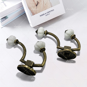 Châu Âu Hợp kim kẽm thân thiện với môi thiết kế linh hoạt đôi treo tường móc áo với Retro xử lý cho quần áo và mũ - Product Image 5