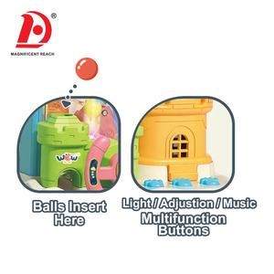 Dinosaurio eléctrico giratorio escalera Castillo interactivo Catch Ball comer frijol máquina niños plástico <span class=keywords><strong>juego</strong></span> de mesa juguete para niños - Product Image 2