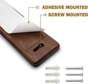 Support magnétique pour couteaux en bois personnalisé, organisateur de comptoir de cuisine peu encombrant pour le <span class=keywords><strong>rangement</strong></span> des couteaux et la préparation des aliments - Product Image 3
