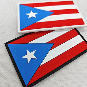 3D PVC cao su cờ vá huy hiệu Silicone thế giới cờ các bản vá lỗi với móc và vòng lặp - Product Image 2