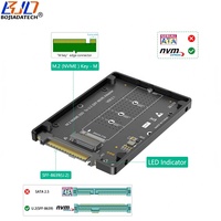 Tarjeta Adaptadora de Expansión con Interfaz U.2 SFF-8638 a NGFF M.2 Key M/B+M para SSD, Carcasa de Plástico para SSD NVME M2 2230 2242 2260 2280
