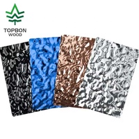 Chapa de Madera de Bambú Flexible y Moderna con Textura de Mármol, Resistente al Fuego y al Agua, PVC para Comercio, Entretenimiento y Hogar