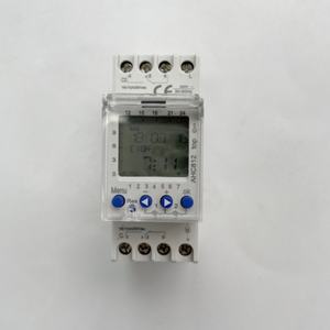 Minuteur numérique programmable hebdomadaire sur rail DIN AHC810/812, 220V 16A, deux canaux - Product Image 1