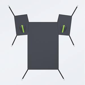 Housse de protection pare-brise anti-neige gris foncé imperméable couverture intégrale pour toutes les saisons - Product Image 1