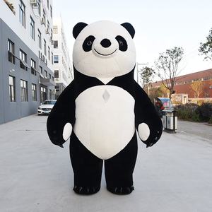 Panda gonfiabile personalizzato del fumetto della peluche, orso Panda personalizzato della peluche gonfiabile, vestito Panda gonfiabile - Product Image 1