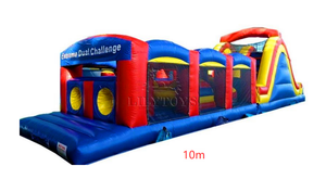 Carrera de obstáculos inflable con tema de neumáticos para eventos y alquileres al aire libre - Product Image 4