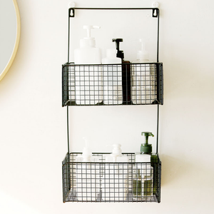 Multi-usage noir fil de fer porte-maille <span class=keywords><strong>pas</strong></span> <span class=keywords><strong>cher</strong></span> mur maison organisation de stockage rack - Product Image 2