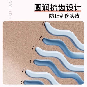 Zhihucunlife Wavy Hair Comb Large Wide Tooth For Curling Salon Use - Product Image 2