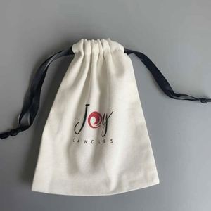 Wholesale Custom Logo Printed Eco-friendly Biodegradable Organic Cotton Drawstring <b>Dust</b> Pouch for Candle Toy Gift Shopping <b>Bag</b> - Product Image 1