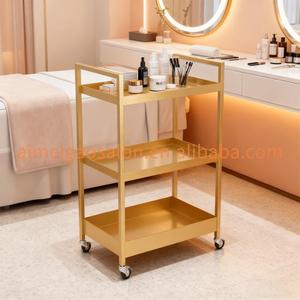 Carrello ausiliario moderno a tre strati per salone di <span class=keywords><strong>bellezza</strong></span>, - Product Image 2