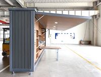 Cuisine mobile préfabriquée 3M 4M 6M pour la restauration et les services alimentaires temporaires