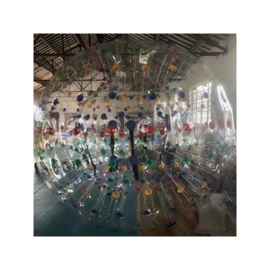 Prix usine pompe jeu de balle balle gonflable enfants et adultes jouer jeu couleur personnalisée jeu de parc d'attractions - Product Image 4