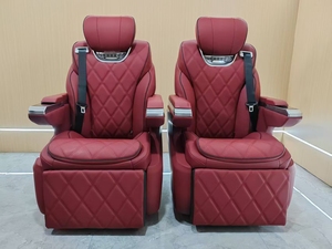 Siège de luxe YLA en cuir modifié avec fonctions d'aviation pour Mercedes Vito V-class W447 Hiace - Product Image 3