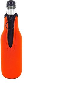 Enfriador de latas de botellas de cerveza de neopreno al por mayor, funda de botella de vino de 330ML con cremalleras, bolsas con soporte para latas de cerveza - Product Image 5