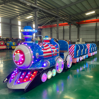 Train électrique sans rails populaire pour parcs d'attractions extérieurs/intérieurs, train sans rails amusant pour enfants et adultes en promotion