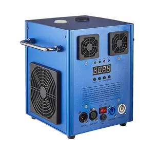 Mavi 600w titanyum Ti toz soğuk kıvılcım makinesi için Dmx kablosuz uzaktan kumanda soğuk kıvılcım makinesi düğün etkisi
