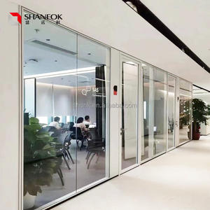 <span class=keywords><strong>Cloison</strong></span> de séparation en verre pliable, <span class=keywords><strong>cloison</strong></span> de bureau en verre mobile, <span class=keywords><strong>cloison</strong></span> <span class=keywords><strong>amovible</strong></span> en verre pour bureau, sans cadre, en aluminium - Product Image 6