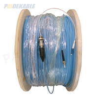 Cable de Fibra Óptica ROV de 1 SMF con Conductor de Cobre PUR de Una Sola Capa Equipado con Conectores Subacuáticos