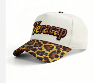 หมวกเบสบอลปักลายโลโก้ 3 มิติ ลายเสือชีตาห์คุณภาพสูง แบบสั่งทำพิเศษ สำหรับผู้หญิงและผู้ชาย - Product Image 1