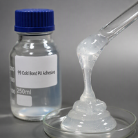 Colle transparente polyuréthane PU pour lamination à froid, qualité industrielle, pour le collage de doublures de sacs à main et portefeuilles en cuir - Offre Spéciale