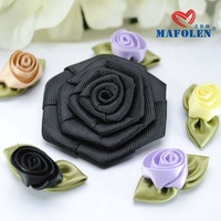 Vêtement garniture BRICOLAGE ruban de satin rose pas cher en gros fleurs artificielles