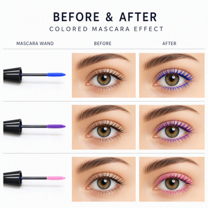 Mascara Impermeabile OEM <span class=keywords><strong>per</strong></span> Ciglia Lunghe e Incurvate, Resistente alle Sbavature, <span class=keywords><strong>Trucco</strong></span> <span class=keywords><strong>Occhi</strong></span> Colorato - Product Image 5
