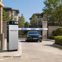 Fournisseur de barrières automatiques 200W DC24V DC36V certifiées CE pour allées de communautés fermées