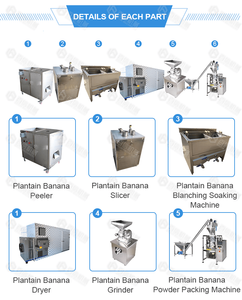 Dây chuyền sản xuất bột chuối tự động dây chuyền sản xuất bột chuối xanh tự nhiên để bán - Product Image 6