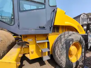 Secondhand Single Drum Steel Wheel Vibratory Road Rollers 18t Made In Xuzhou China Short Working Hours Great Performance Egypt