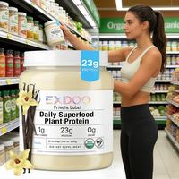 Poudre de protéines végétales riches en protéines 50g+ par portion, sans gluten, 2 cuillères, complément nutritionnel sportif pour la croissance musculaire, ISO