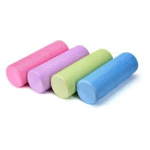 Eco-friendly 45cm Solid Fitness Equipment High Density Muscle Relax Yoga Massage Foam Roller