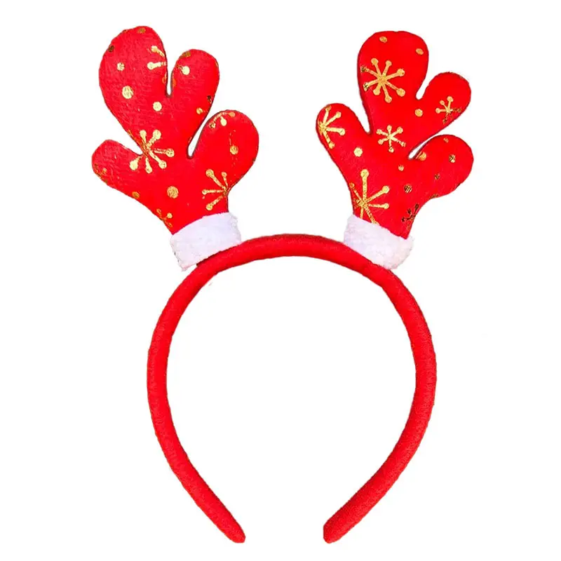 Phụ Nữ Cô Gái Đảng Xmas Đêm Trước Khi Giáng Sinh Tuần Lộc Tai Sừng Hairbands Santa Claus Headband Tóc Phụ Kiện Ban Nhạc Cho Quà Tặng