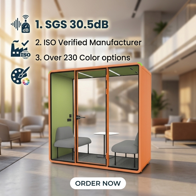 Silent Room Pod Noise Isolation Booth Cabin Acoustic Recording Booth Audio Booth Portable Cabin