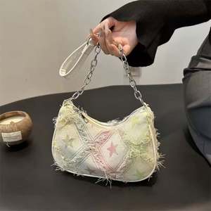 Sacs à bandoulière à carreaux en gros pour femmes, sacs à main en jean pour le voyage et les activités de plein air - Product Image 6