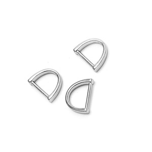 Anillo en D de Metal, Aleación de Zinc, Cromado, para Uso Doméstico, Accesorio para Llavero - Product Image 1