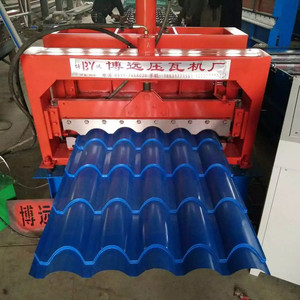 Mesin Pembentuk Gulungan Lembaran Baja Warna Genteng Berlapis Mesin Pembuat Genteng Logam Berlapis - Product Image 3