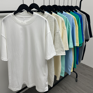 Camiseta Personalizada con Logotipo de Marca para Hombre, 250 g/m², Poliéster y Algodón, Talla Grande, Lisa, para Impresión por Serigrafía Digital - Product Image 2