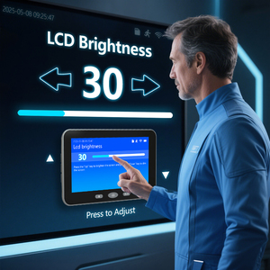 Tuya 2,4G WLAN + BLE Kabellose 1080P Türklingel-Sicherheitskamera mit <span class=keywords><strong>5</strong></span>-Zoll-Bildschirm, Ring-Kamera-Türklingel, Monitor, Gegensprechanlage, Türsprechstelle - Product Image 3