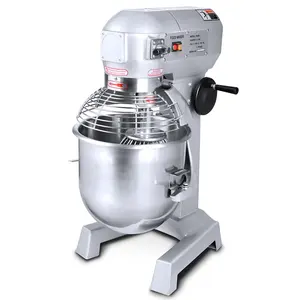 Misturador planetário comercial industrial de alta qualidade para bolos, máquina de bolo e padaria de velocidade variável, 10L, 20L, 30L, 40L, 50L e 60L, fábrica na China