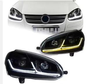 Faro LED per <span class=keywords><strong>Volkswagen</strong></span> <span class=keywords><strong>Golf</strong></span> 5, ricambio auto, aggiornamento <span class=keywords><strong>2006</strong></span>-2010, stile GTI <span class=keywords><strong>Golf</strong></span> 5 MK5, faro anteriore a LED a stella - Product Image 1