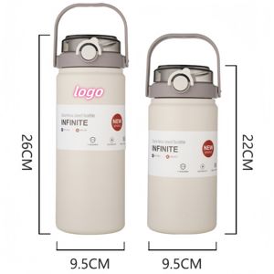 Gourde isotherme en acier inoxydable grande capacité, directement de l'usine, avec double poignée, portable, pour activités sportives en extérieur, pour étudiants - Product Image 6