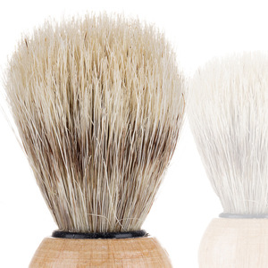 Brosse à barbe en bois massif avec poils en nylon de 5 cm de longueur pour les soins du visage et l'entretien de la barbe - Product Image 3