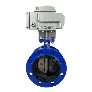 Electric Flange Butterfly Valve D941 Stainless Steel Soft <b>Seal</b> For Water Normal Temperature Application - Product Image 1