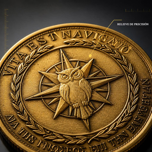 Moneda Conmemorativa Clásica de Hierro, Moneda de Desafío de Doble Cara con Búho de Bronce Antiguo y Sabiduría Griega, Regalo Coleccionable y Souvenir - Product Image 4
