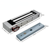Serrure Électromagnétique Tuya WiFi 280KG 600LBS, Contrôle à Distance par Application Intelligente, Verrou Magnétique pour Contrôle d'Accès, Porte Simple, EM Maglock DC12V