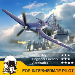 Avion télécommandé électronique Volantex <span class=keywords><strong>F4U</strong></span> <span class=keywords><strong>Corsair</strong></span> V2 4 canaux pour débutants avec stabilisateur gyroscopique 761-8B - Product Image 6
