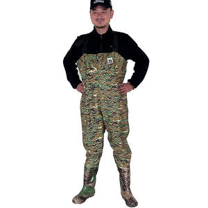 Cuissardes de pêche en PVC en gros pour hommes et femmes, équipement de pêche imperméable et léger pour la rivière, le lac, la rivière, les cuissardes de pêche - Product Image 2