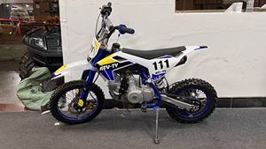 Prix direct usine – Moto tout-terrain 110cc 4 temps à démarrage électrique avec freins à disque hydrauliques pour adolescents et adultes - Product Image 4
