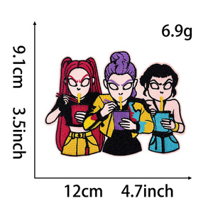 Kpopping con quỷ Hunter các bản vá lỗi sắt trên các bản vá lỗi thêu vá bán buôn sôi động nhân vật hoạt hình K-POP các bản vá lỗi - Product Image 5